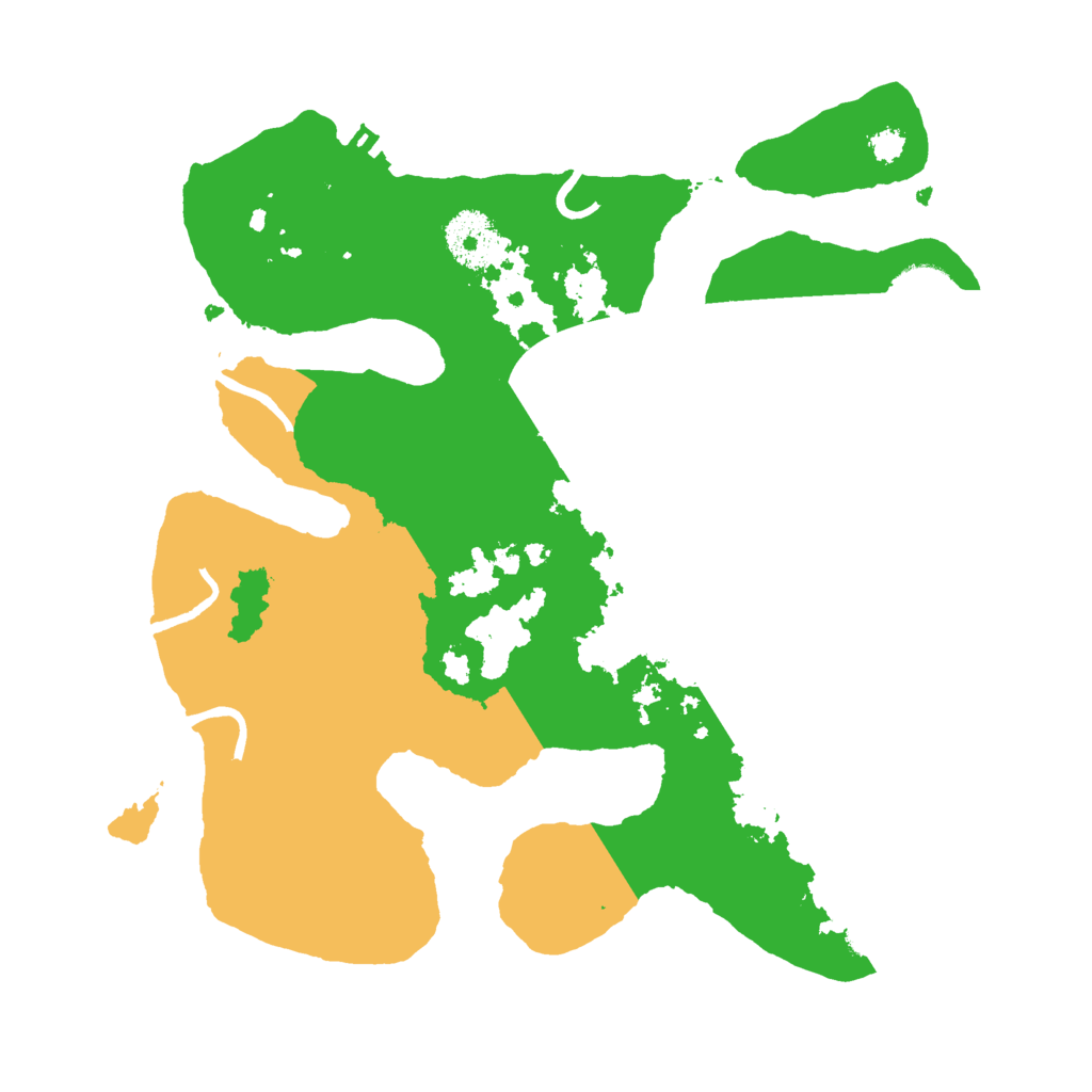 Biome Rust Map: Procedural Map, Size: 3000, Seed: 515555