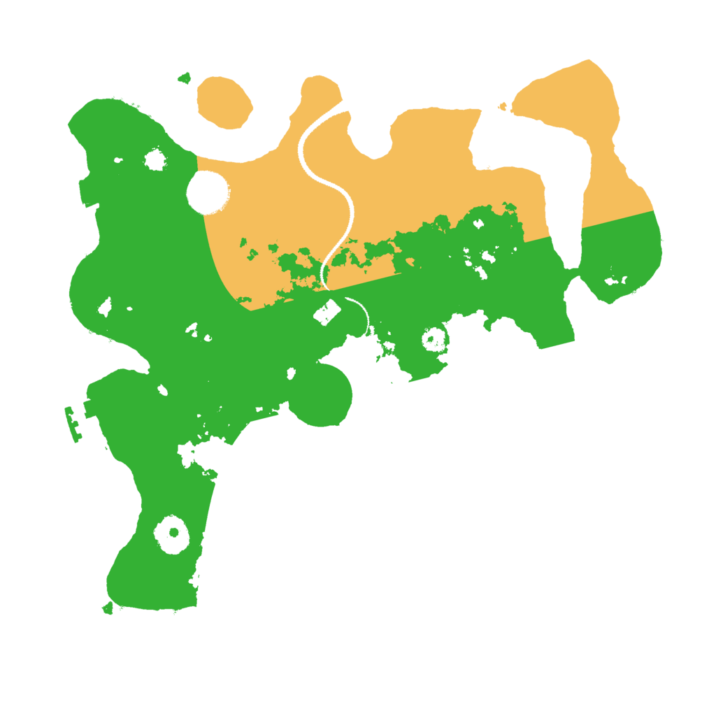 Biome Rust Map: Procedural Map, Size: 3000, Seed: 398888