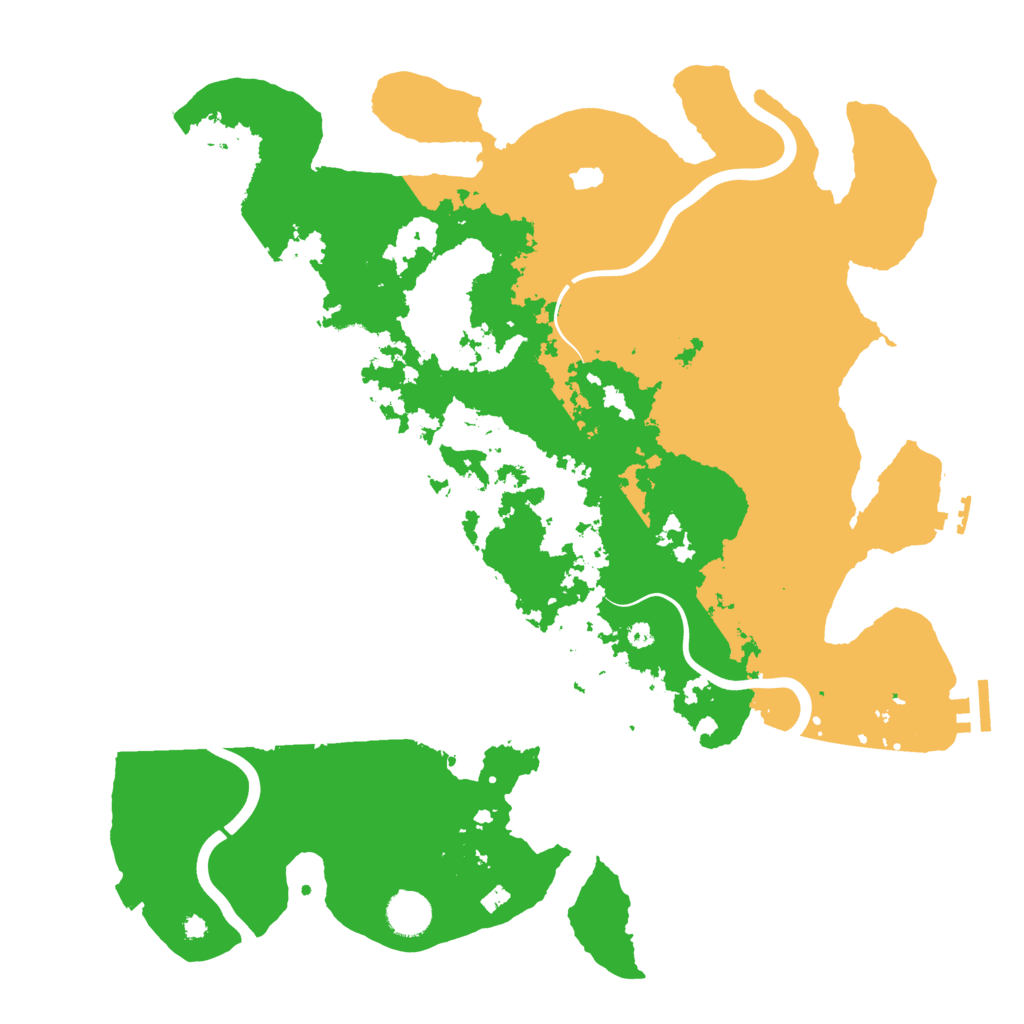 Biome Rust Map: Procedural Map, Size: 4000, Seed: 6749