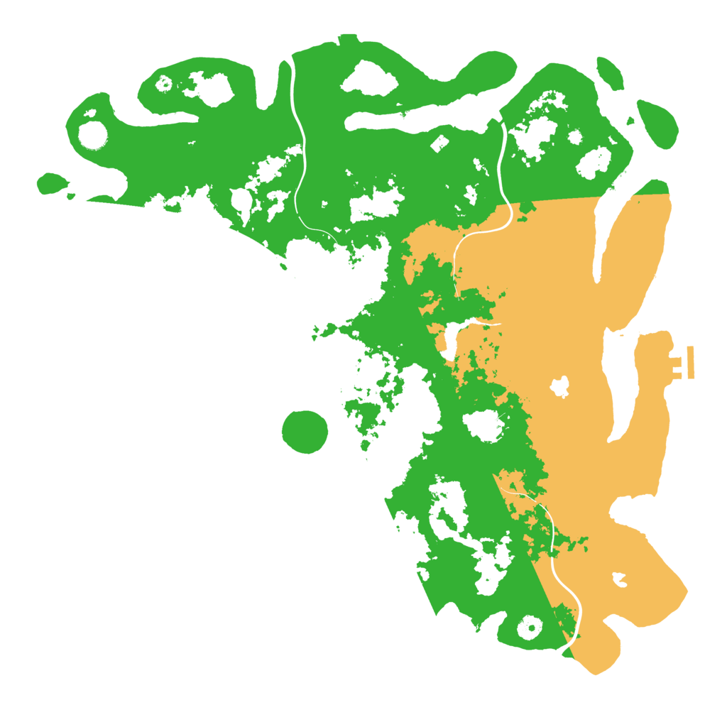 Biome Rust Map: Procedural Map, Size: 4500, Seed: 5780520