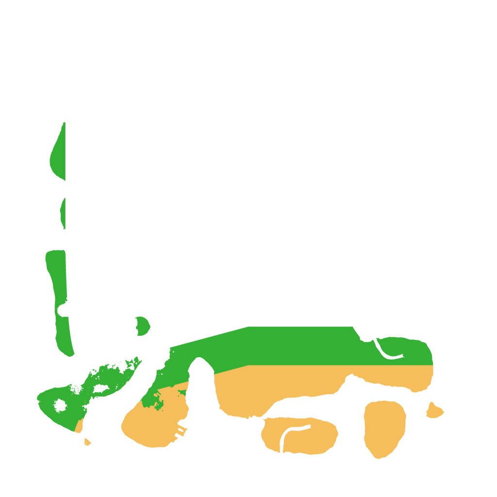 Biome Rust Map: Procedural Map, Size: 3500, Seed: 396605