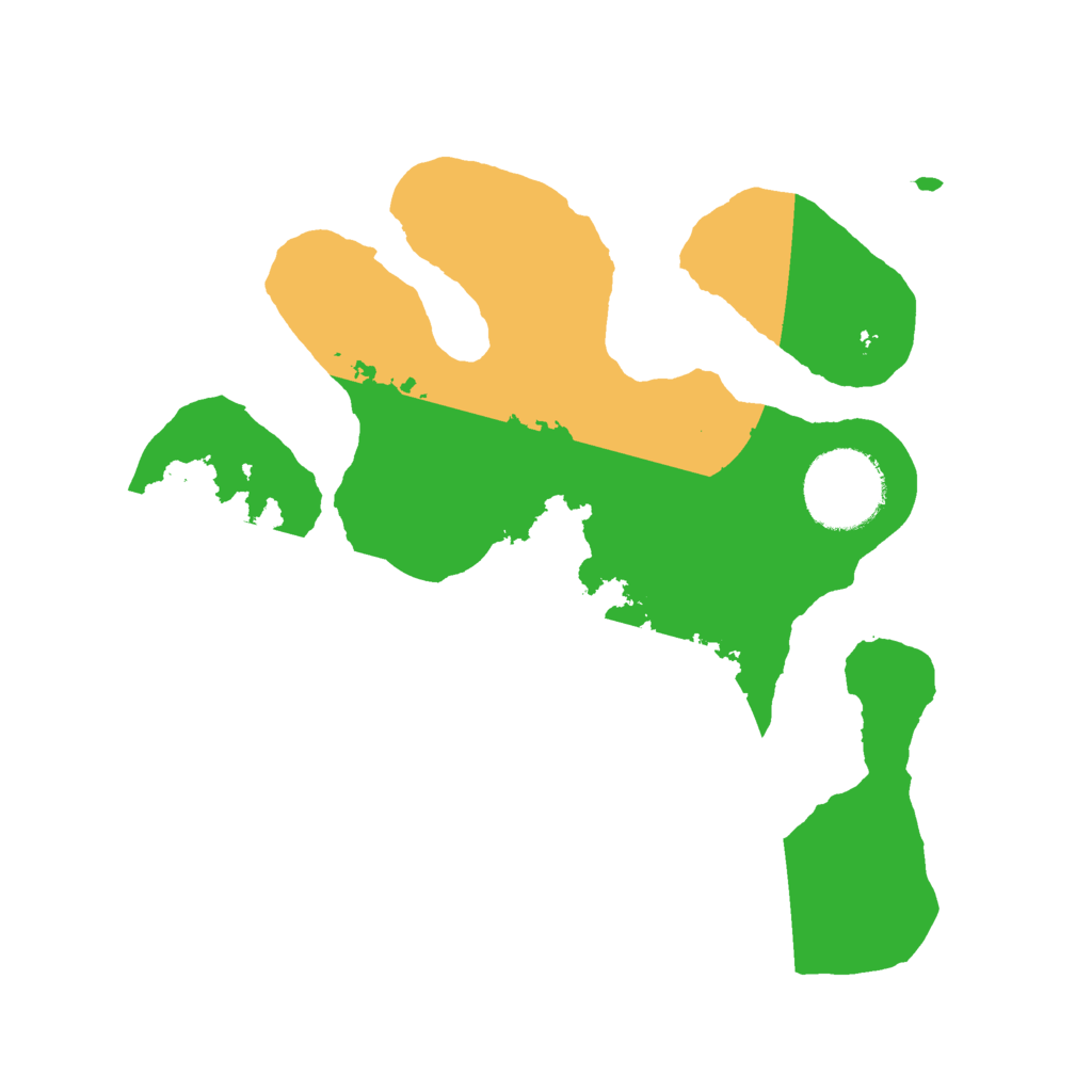 Biome Rust Map: Barren, Size: 2400, Seed: 21341234