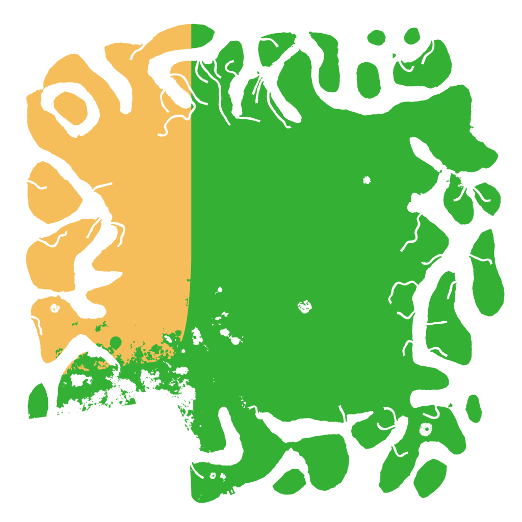 Biome Rust Map: Procedural Map, Size: 6000, Seed: 214474