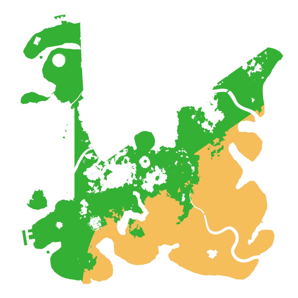 Biome Rust Map: Procedural Map, Size: 4000, Seed: 580613