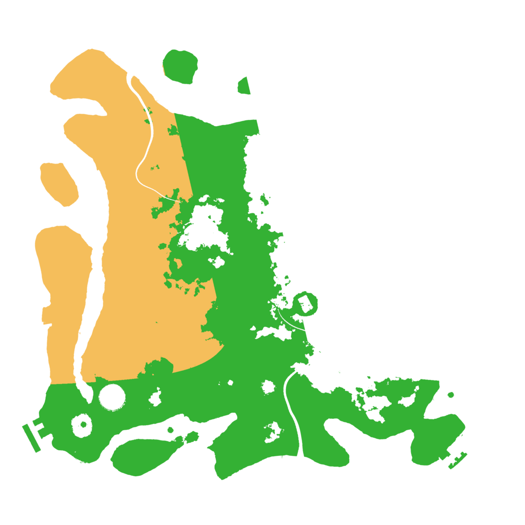 Biome Rust Map: Procedural Map, Size: 3550, Seed: 806214