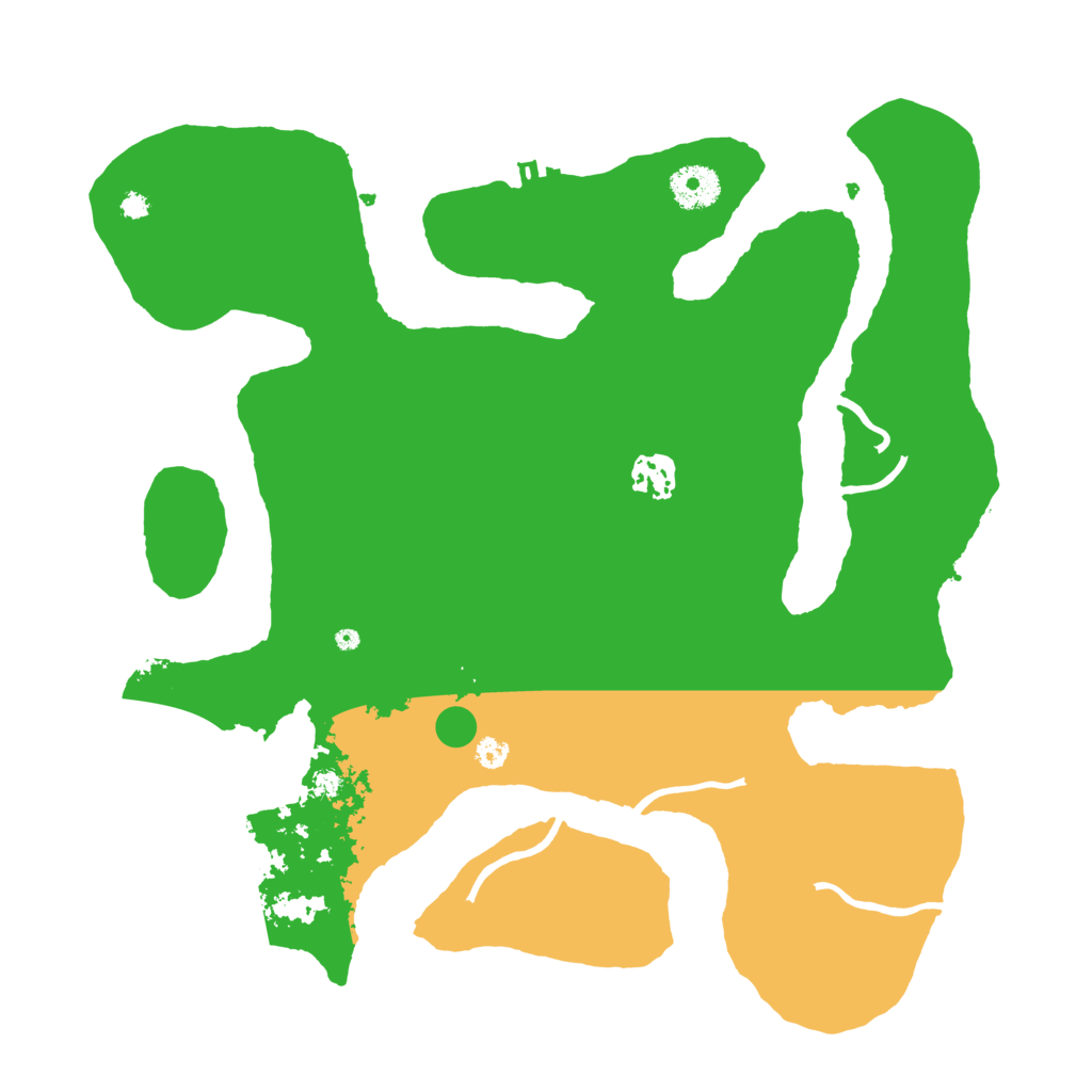 Biome Rust Map: Procedural Map, Size: 3500, Seed: 4063512