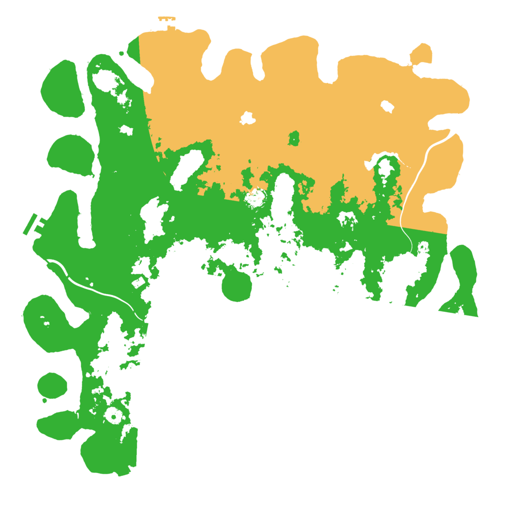 Biome Rust Map: Procedural Map, Size: 4500, Seed: 792308
