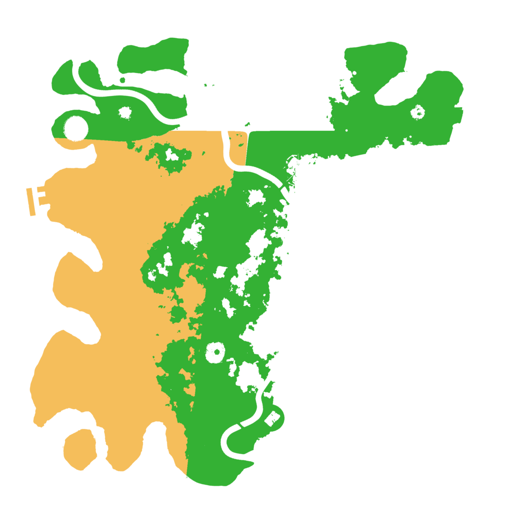 Biome Rust Map: Procedural Map, Size: 3800, Seed: 105456919
