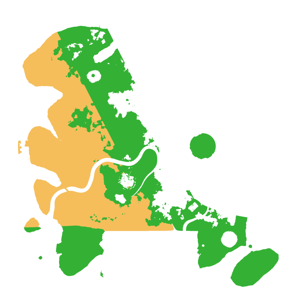 Biome Rust Map: Procedural Map, Size: 3550, Seed: 345789