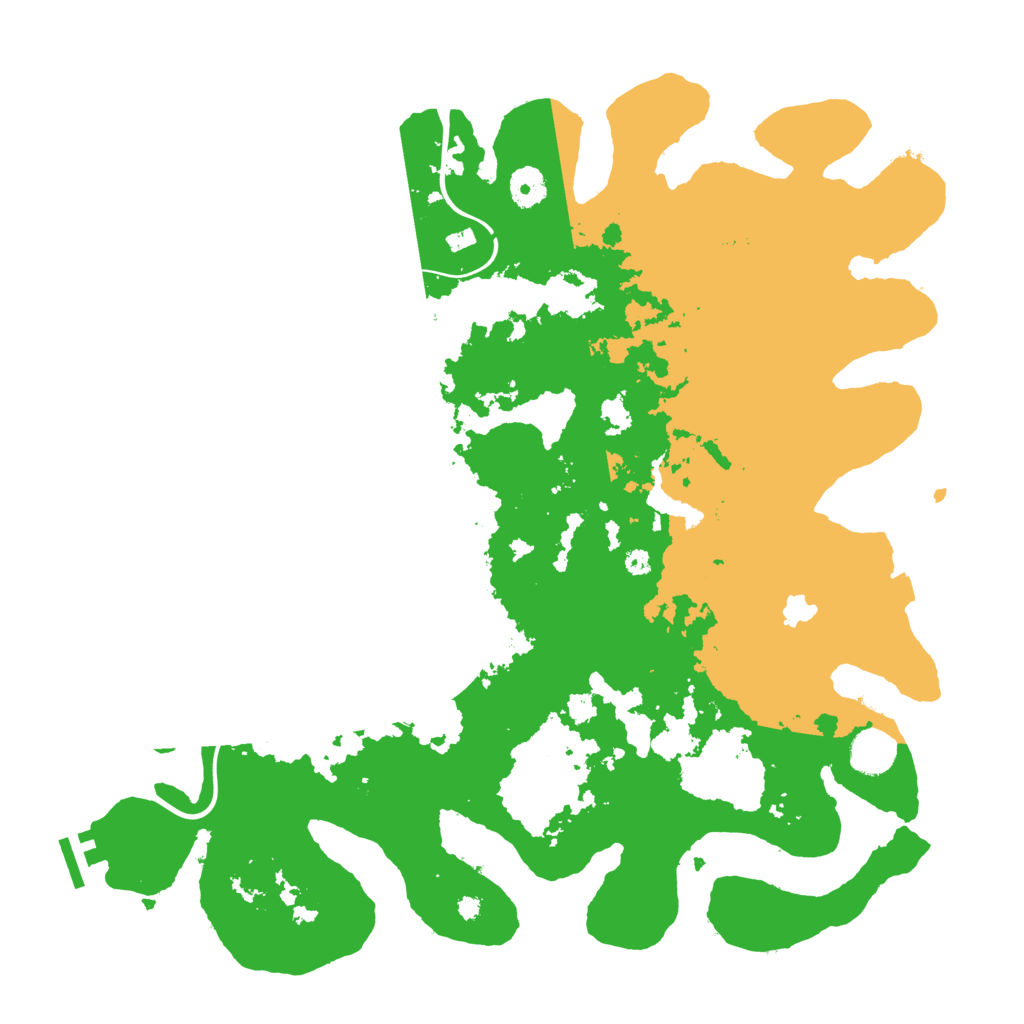 Biome Rust Map: Procedural Map, Size: 4000, Seed: 623744