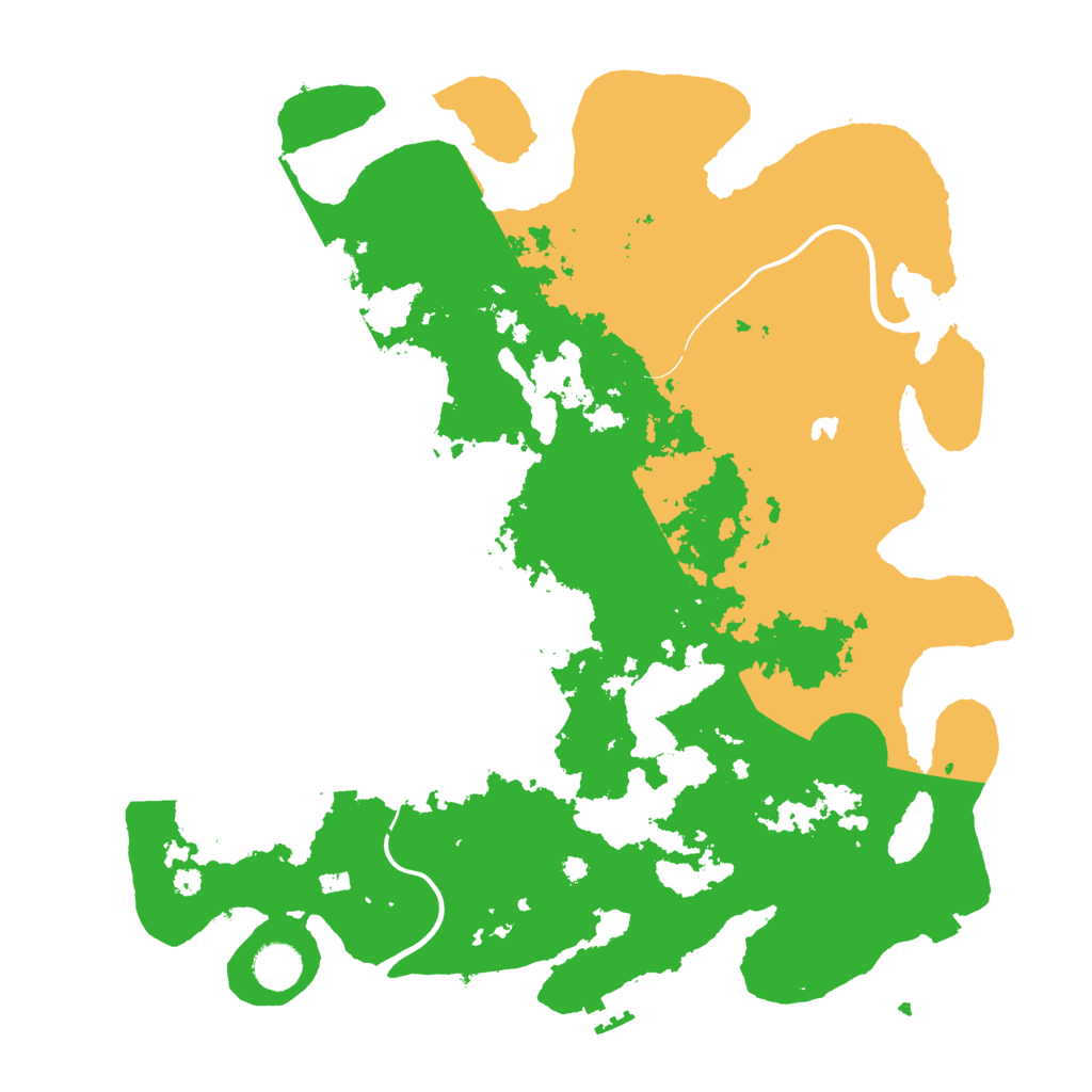 Biome Rust Map: Procedural Map, Size: 4000, Seed: 508156