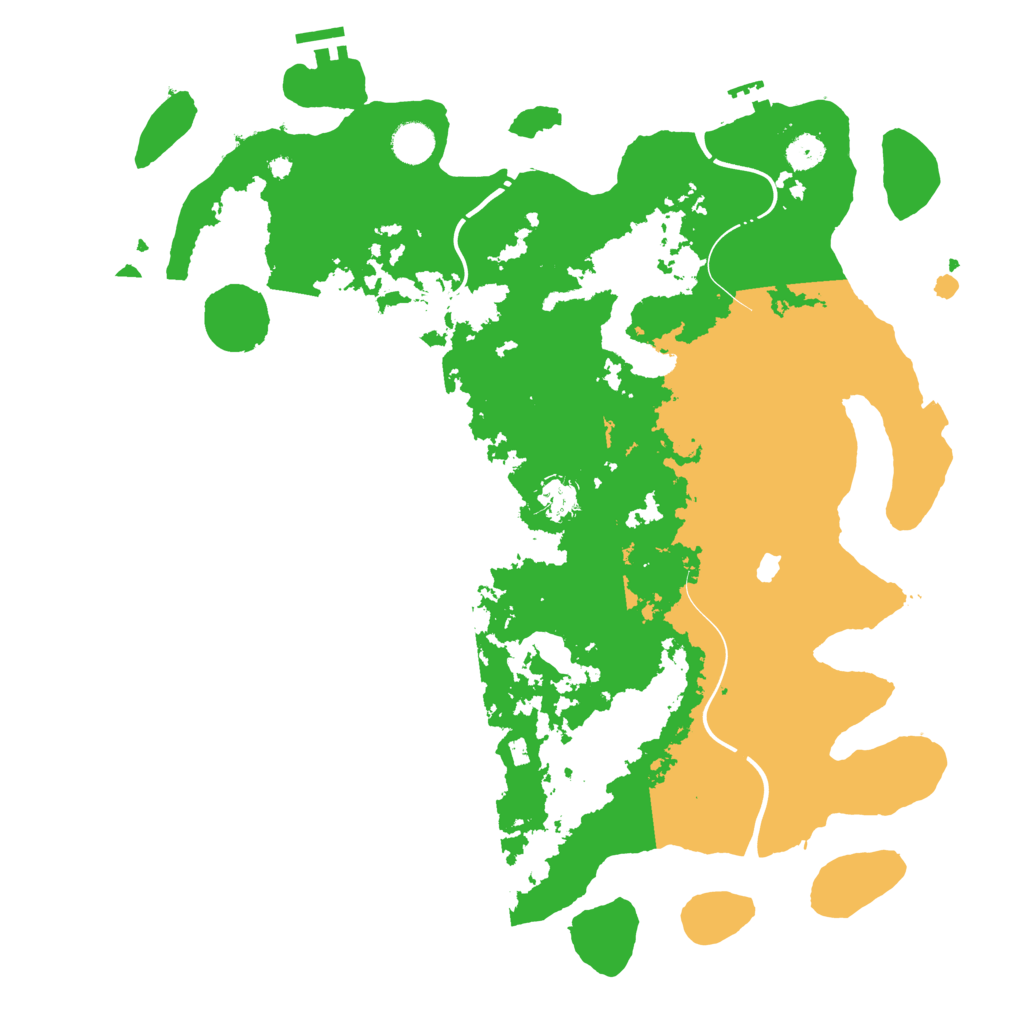 Biome Rust Map: Procedural Map, Size: 4250, Seed: 31549