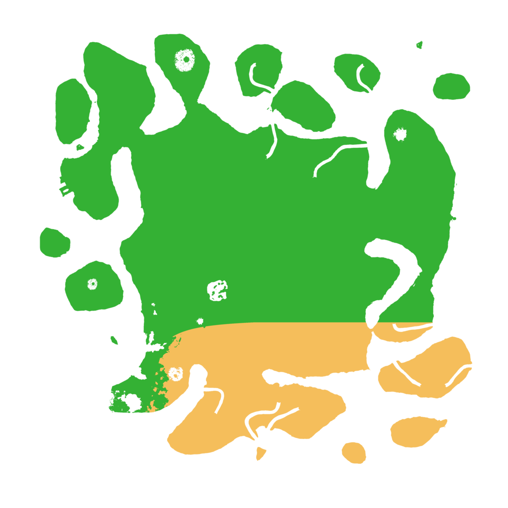 Biome Rust Map: Procedural Map, Size: 3550, Seed: 484963