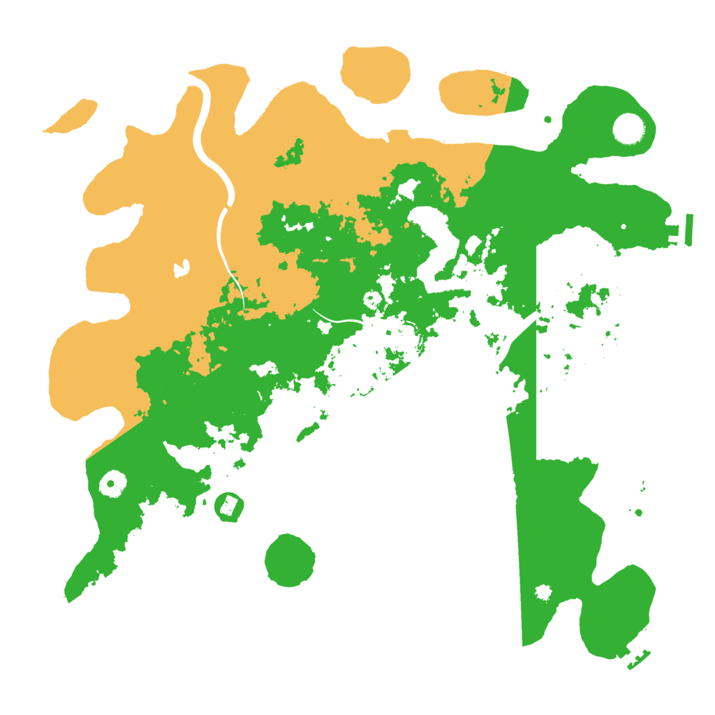 Biome Rust Map: Procedural Map, Size: 4000, Seed: 130834
