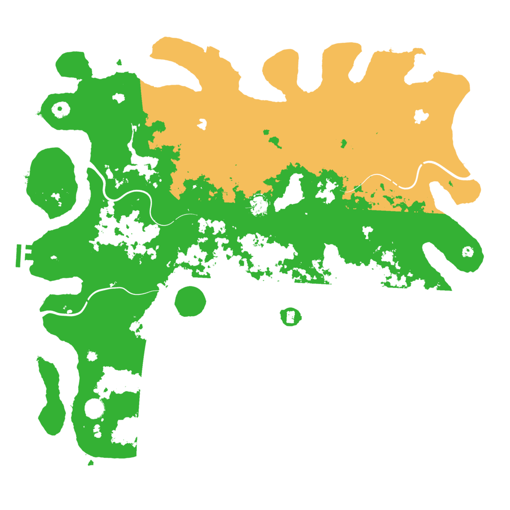 Biome Rust Map: Procedural Map, Size: 4500, Seed: 1477