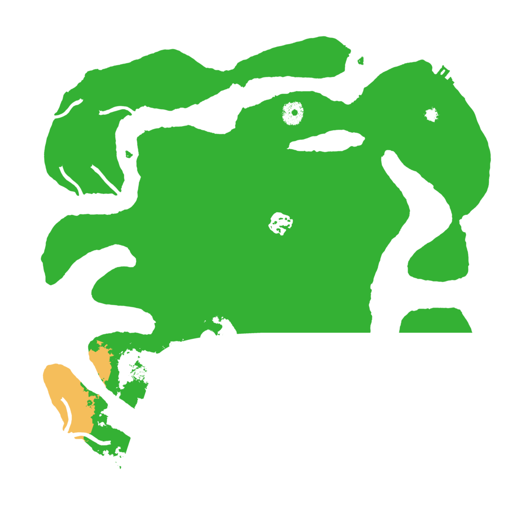 Biome Rust Map: Procedural Map, Size: 3500, Seed: 489319