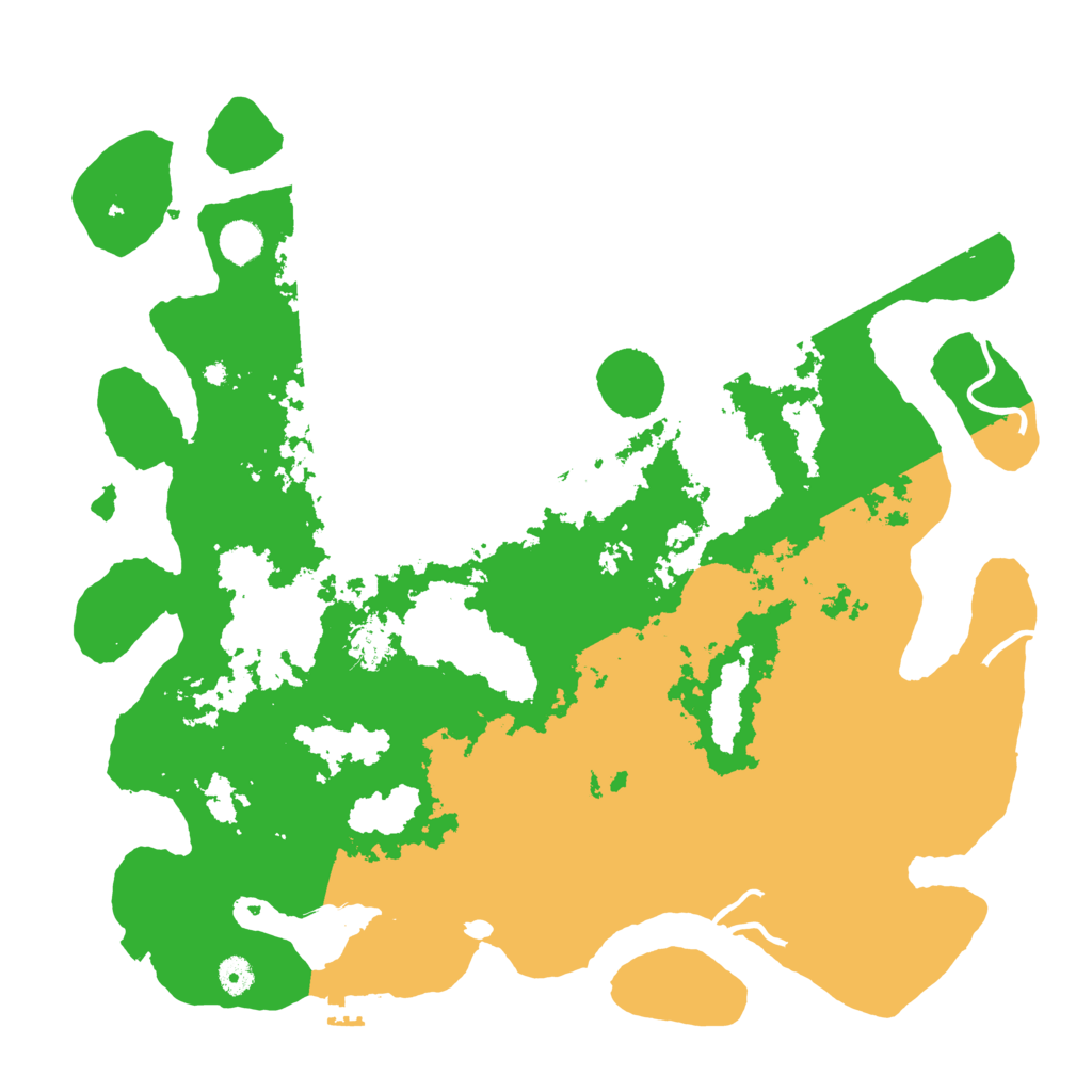 Biome Rust Map: Procedural Map, Size: 4500, Seed: 2684282
