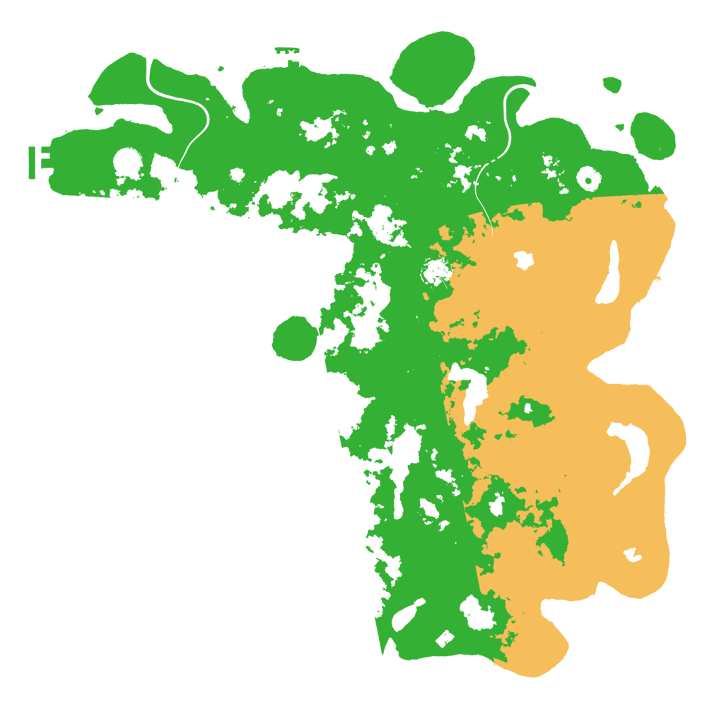 Biome Rust Map: Procedural Map, Size: 4500, Seed: 5366133