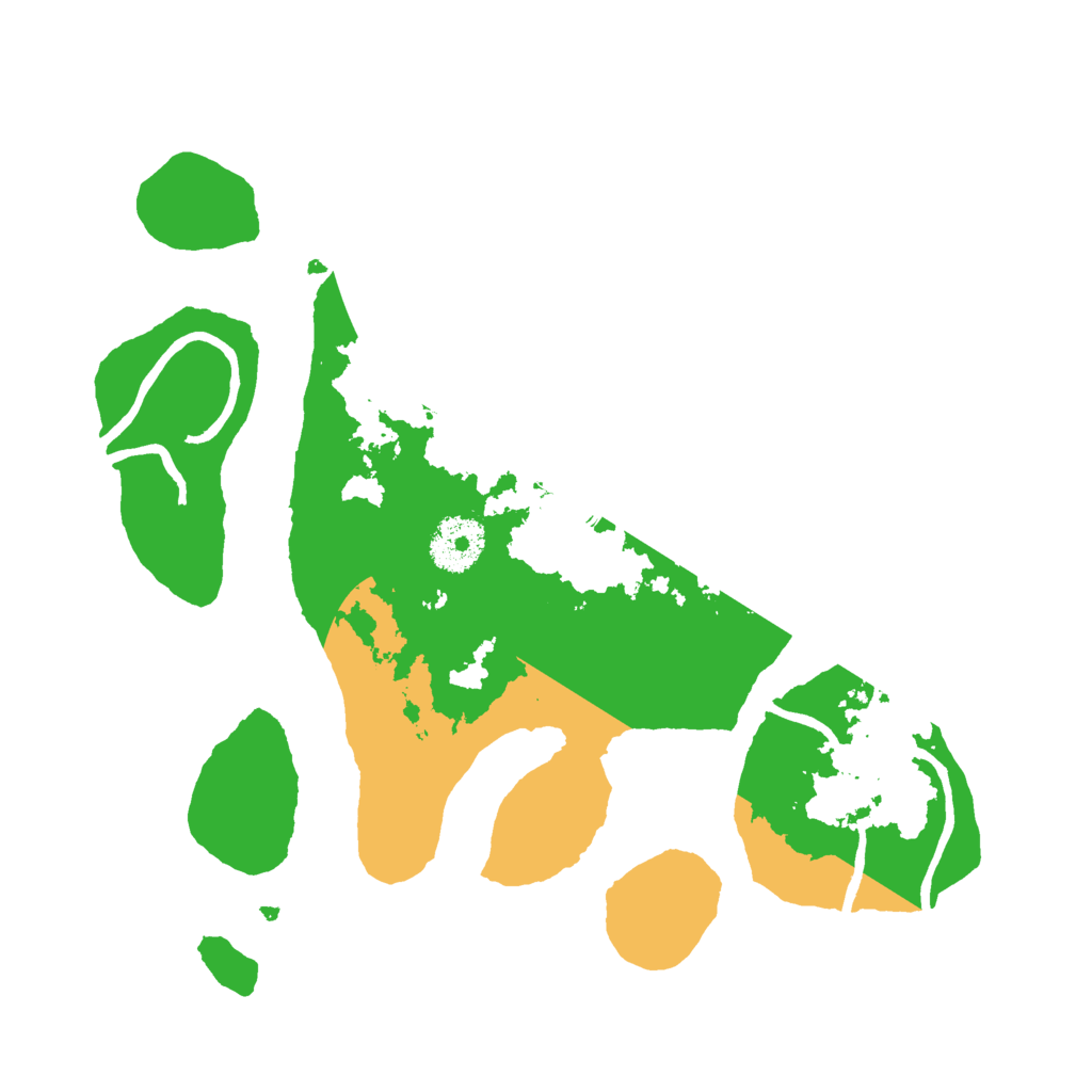 Biome Rust Map: Procedural Map, Size: 3000, Seed: 92638550