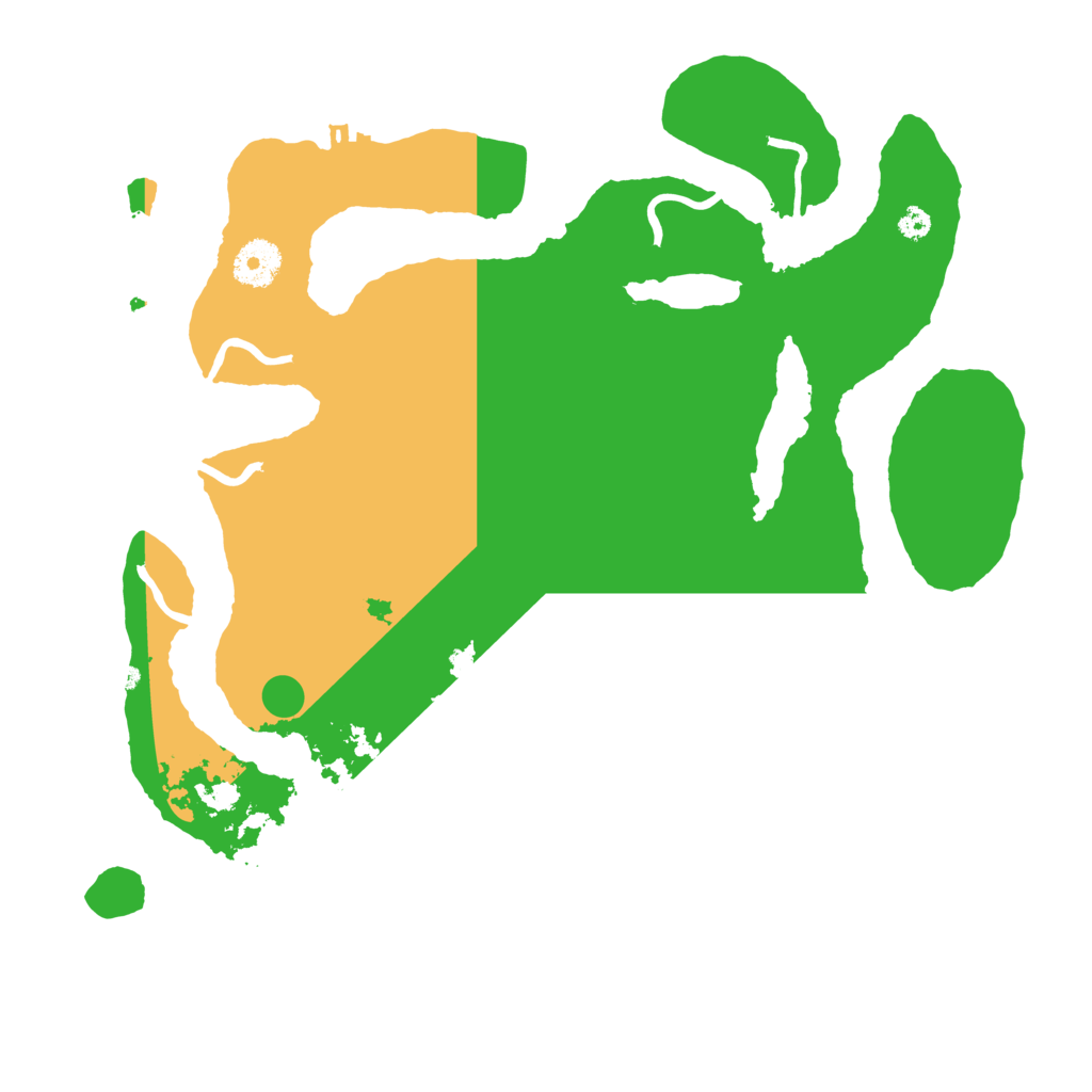 Biome Rust Map: Procedural Map, Size: 3500, Seed: 142129763