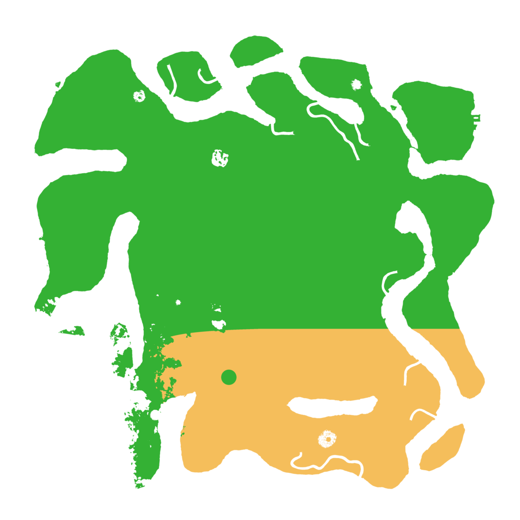 Biome Rust Map: Procedural Map, Size: 4500, Seed: 1138446