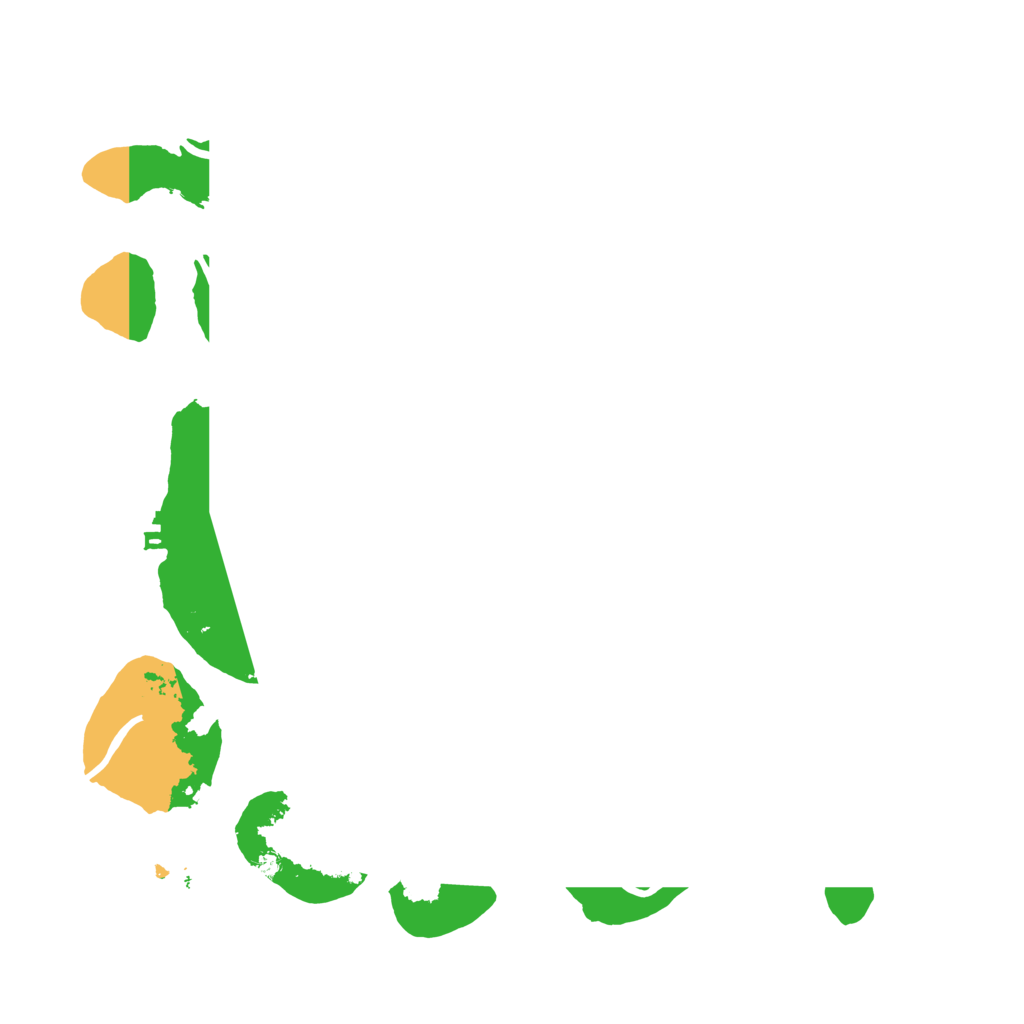 Biome Rust Map: Procedural Map, Size: 3500, Seed: 1126105