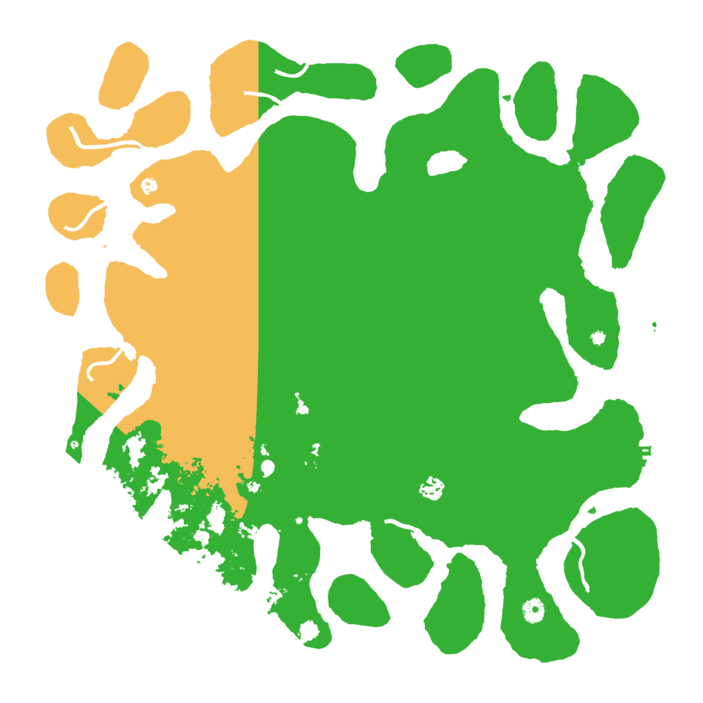 Biome Rust Map: Procedural Map, Size: 4500, Seed: 872295