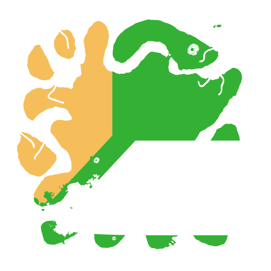 Biome Rust Map: Procedural Map, Size: 3550, Seed: 476596