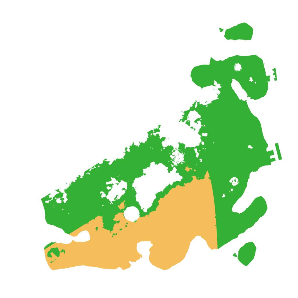 Biome Rust Map: Procedural Map, Size: 3550, Seed: 892963