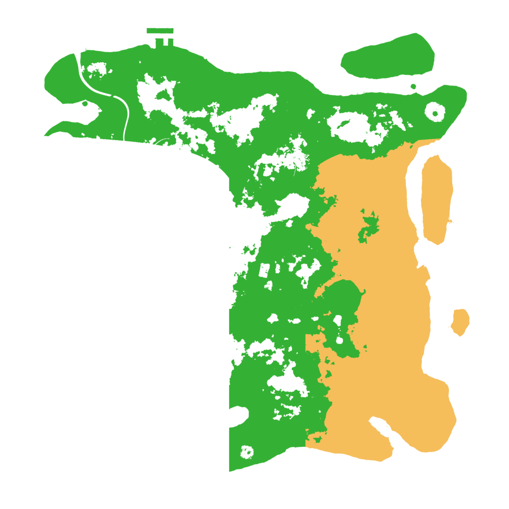 Biome Rust Map: Procedural Map, Size: 3850, Seed: 1927803141