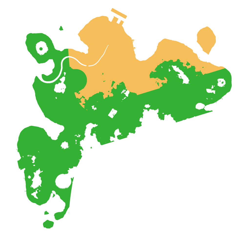 Biome Rust Map: Procedural Map, Size: 3000, Seed: 191091