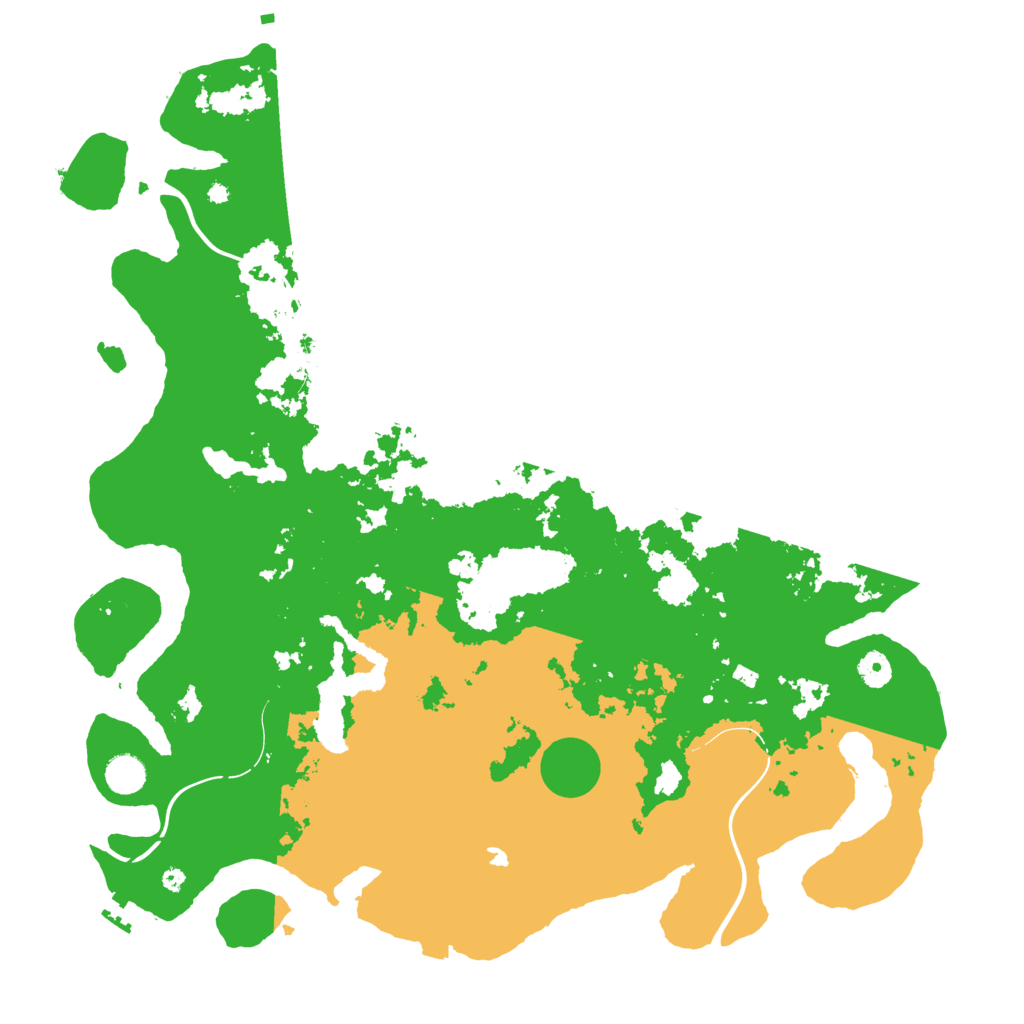 Biome Rust Map: Procedural Map, Size: 4498, Seed: 13825