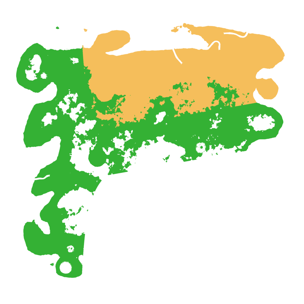 Biome Rust Map: Procedural Map, Size: 4500, Seed: 3580110
