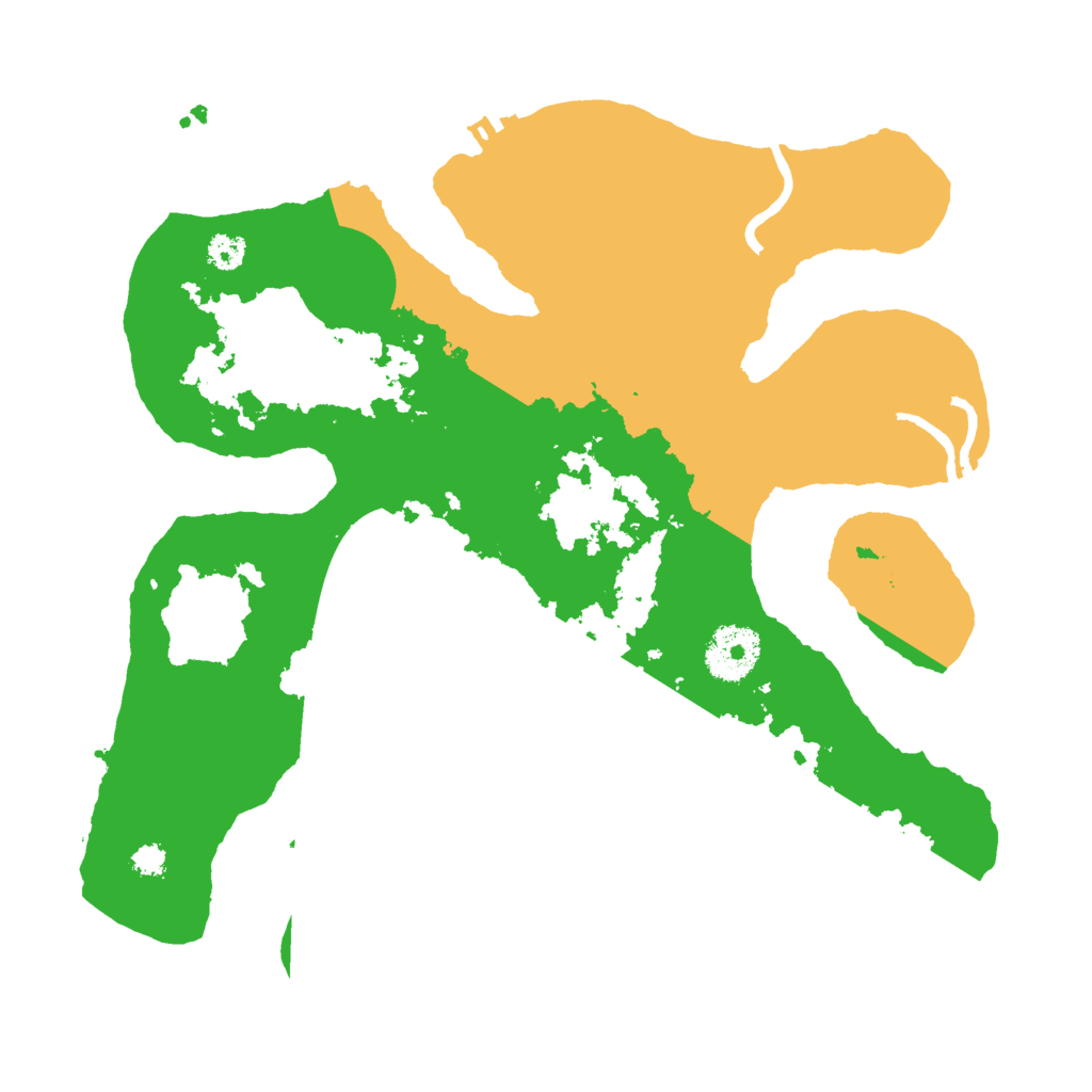 Biome Rust Map: Procedural Map, Size: 3000, Seed: 1578868522