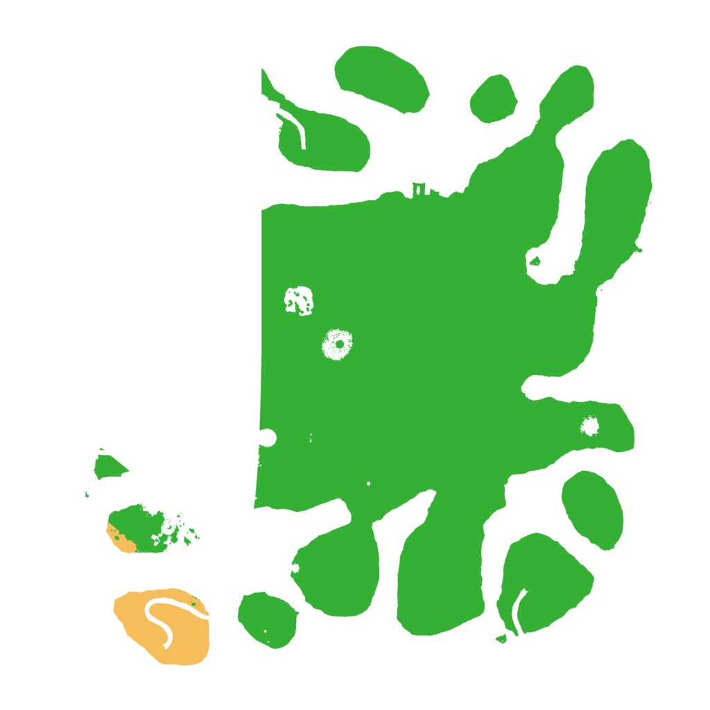 Biome Rust Map: Procedural Map, Size: 3500, Seed: 1817277