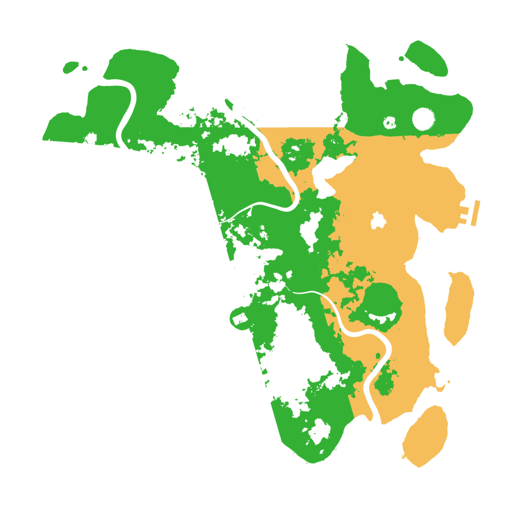 Biome Rust Map: Procedural Map, Size: 4000, Seed: 2499860