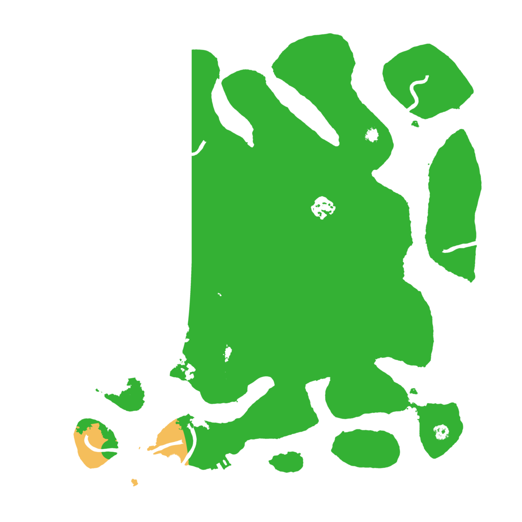 Biome Rust Map: Procedural Map, Size: 3550, Seed: 411959