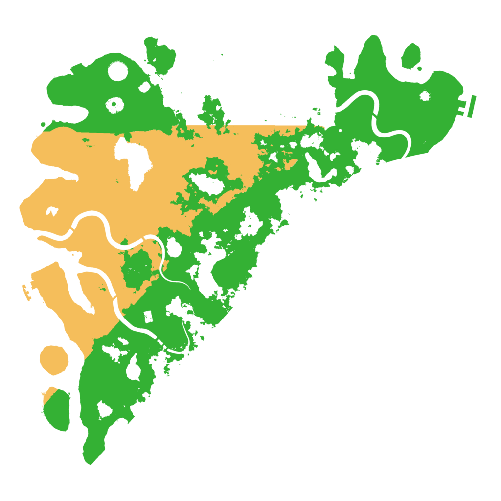 Biome Rust Map: Procedural Map, Size: 4500, Seed: 1158065