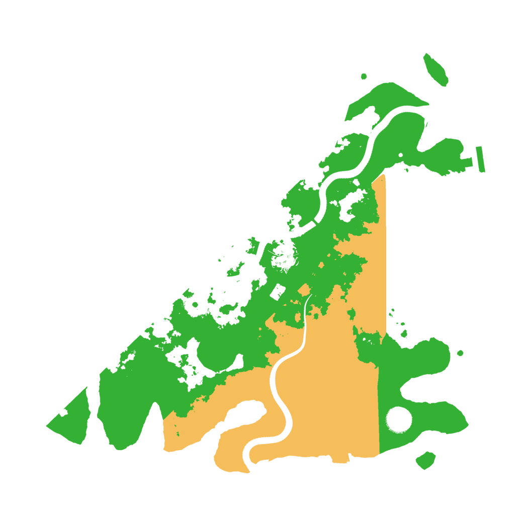 Biome Rust Map: Procedural Map, Size: 3500, Seed: 2195128