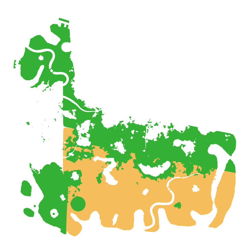 Biome Rust Map: Procedural Map, Size: 4500, Seed: 6138601