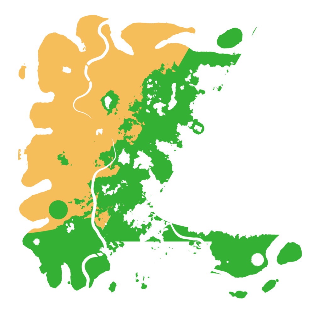 Biome Rust Map: Procedural Map, Size: 4500, Seed: 6153205