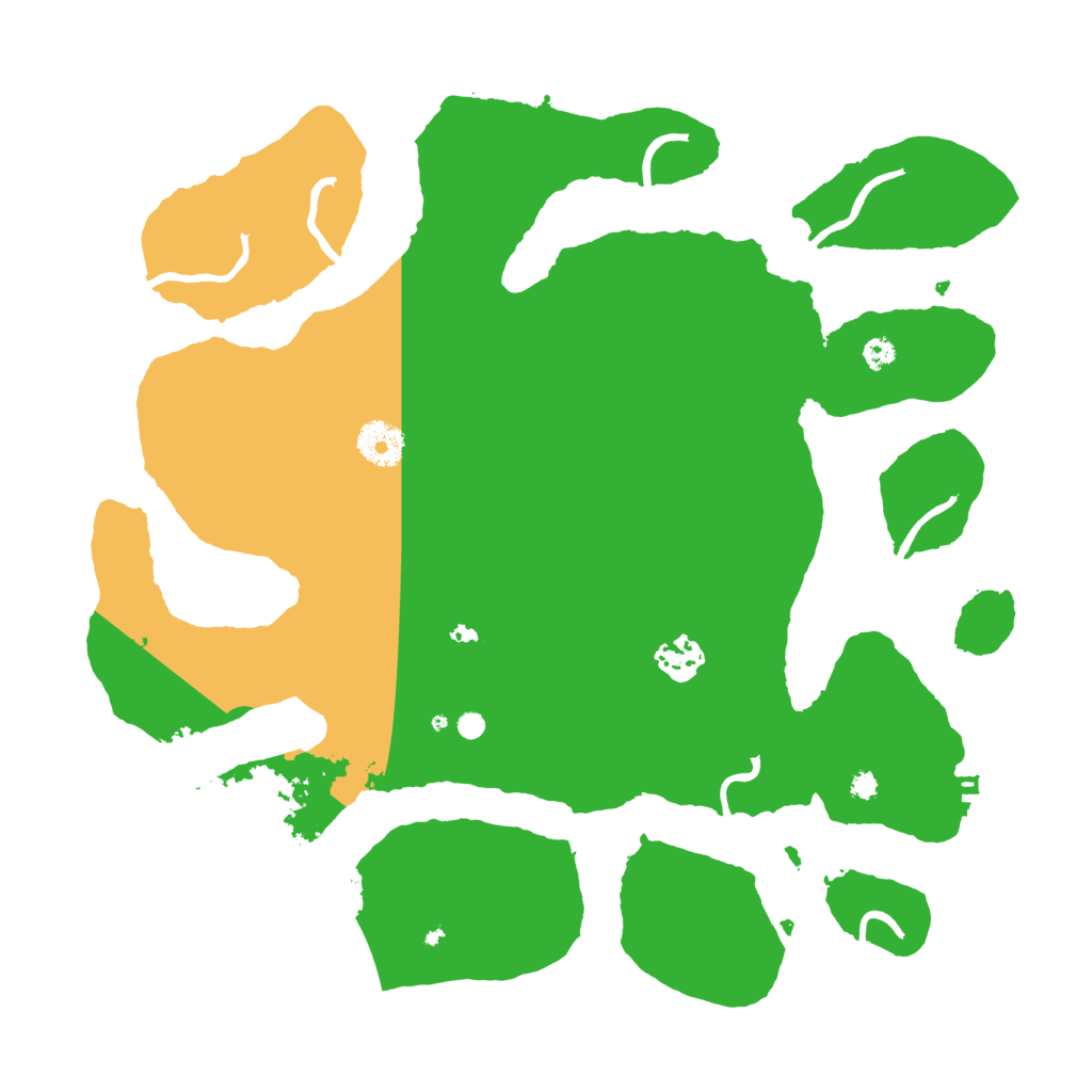 Biome Rust Map: Procedural Map, Size: 3550, Seed: 401774