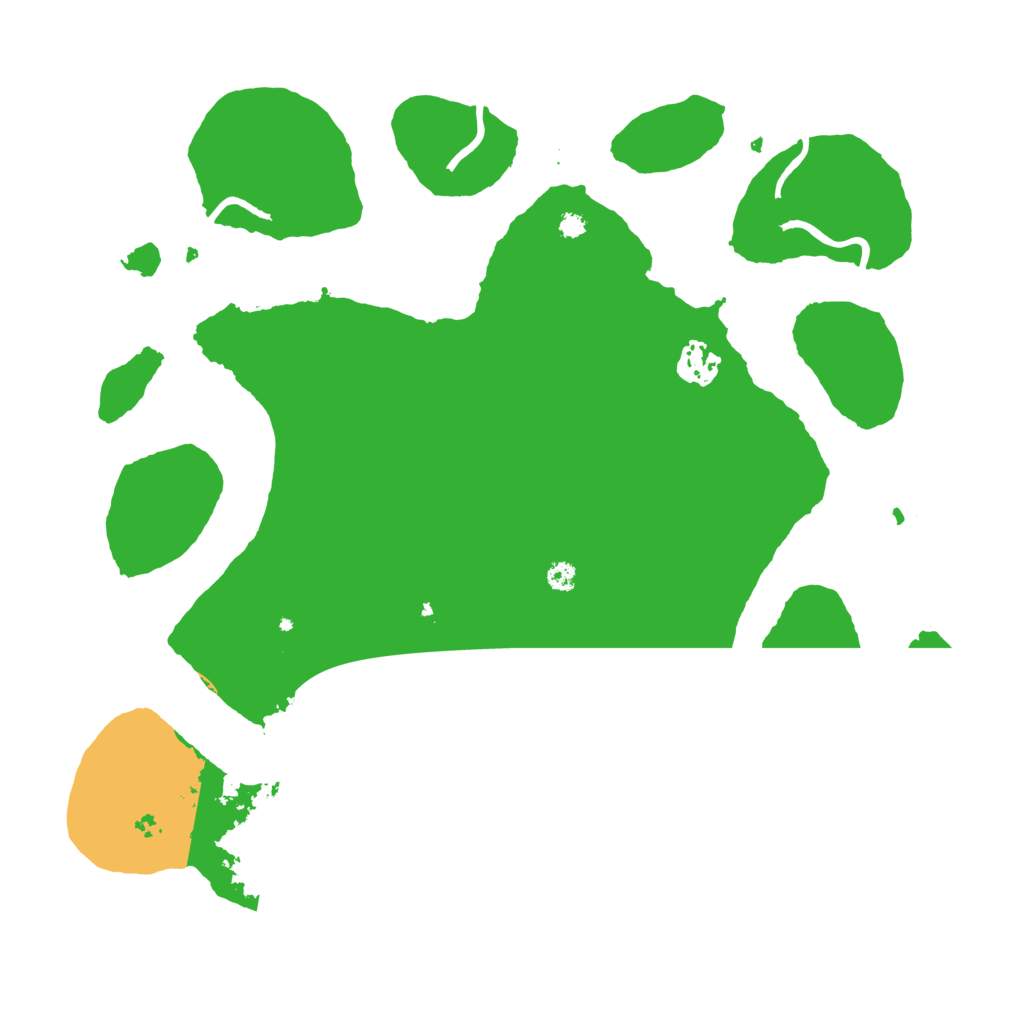 Biome Rust Map: Procedural Map, Size: 3550, Seed: 577755