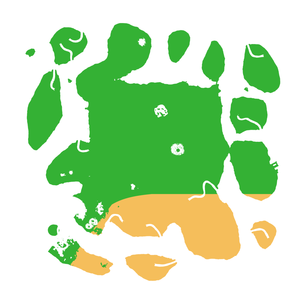 Biome Rust Map: Procedural Map, Size: 3550, Seed: 516105