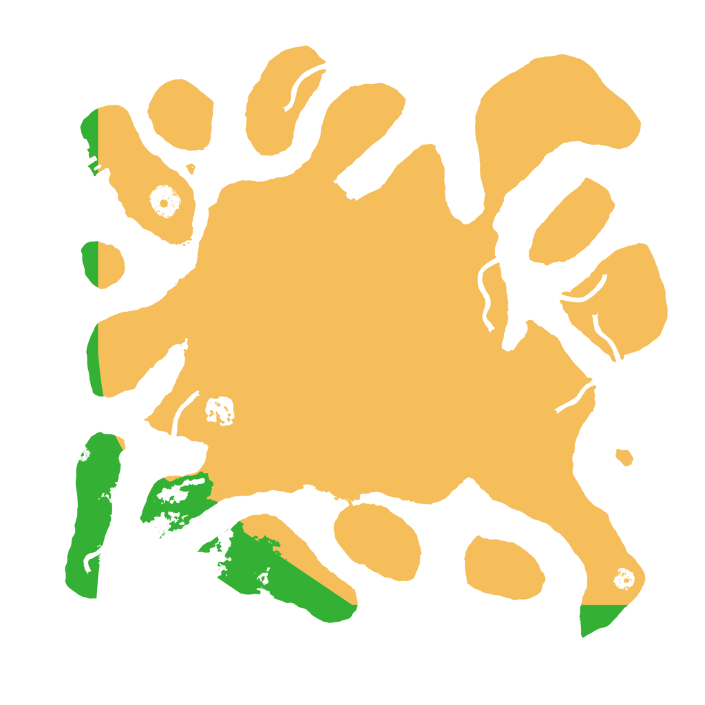 Biome Rust Map: Procedural Map, Size: 3500, Seed: 4980185
