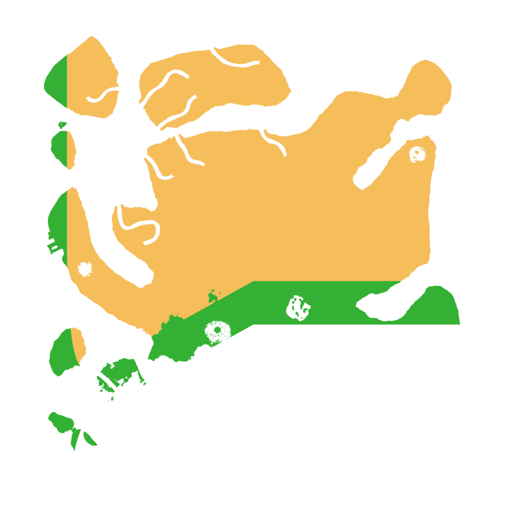 Biome Rust Map: Procedural Map, Size: 3200, Seed: 198006610