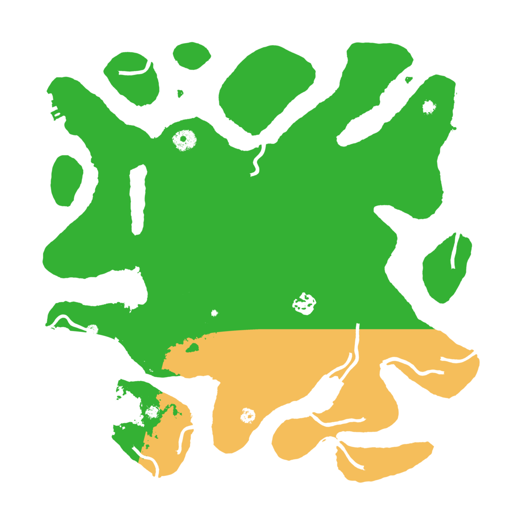 Biome Rust Map: Procedural Map, Size: 3550, Seed: 927452