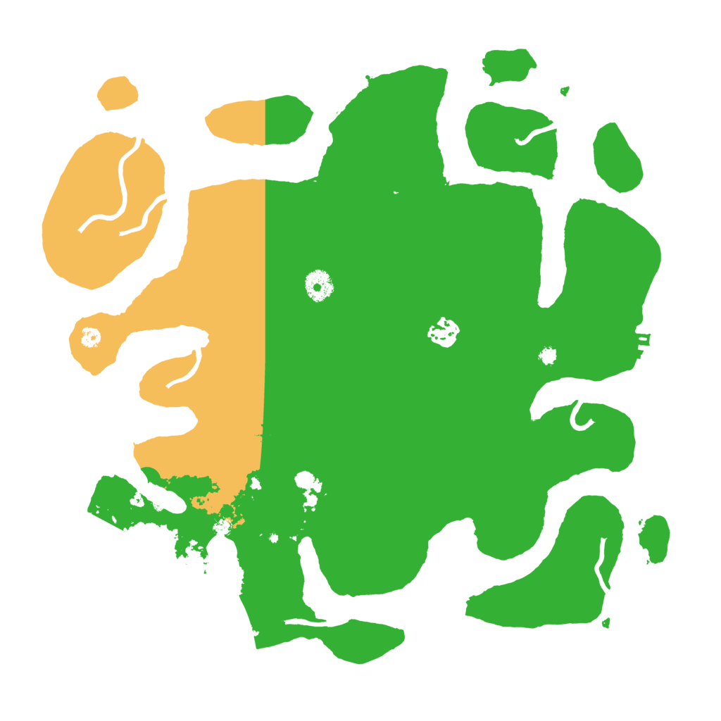 Biome Rust Map: Procedural Map, Size: 3700, Seed: 32030