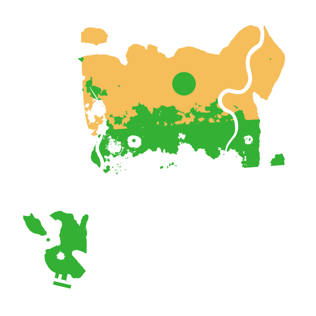 Biome Rust Map: Procedural Map, Size: 3550, Seed: 356024