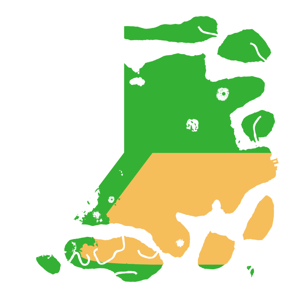 Biome Rust Map: Procedural Map, Size: 3550, Seed: 243058